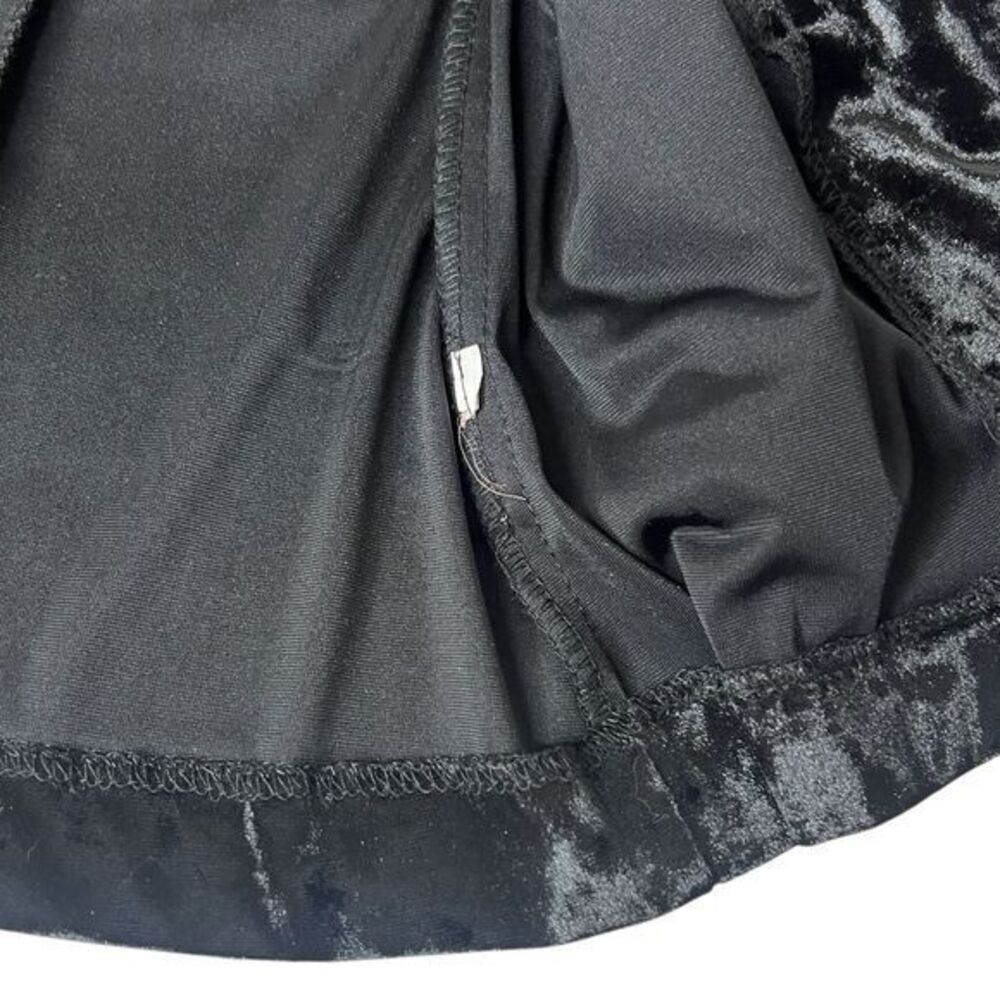 FRANK LYMAN Crushed Velvet Jacket Cascading Decorative Buttons‎ Size 12 - Picture 8 of 8